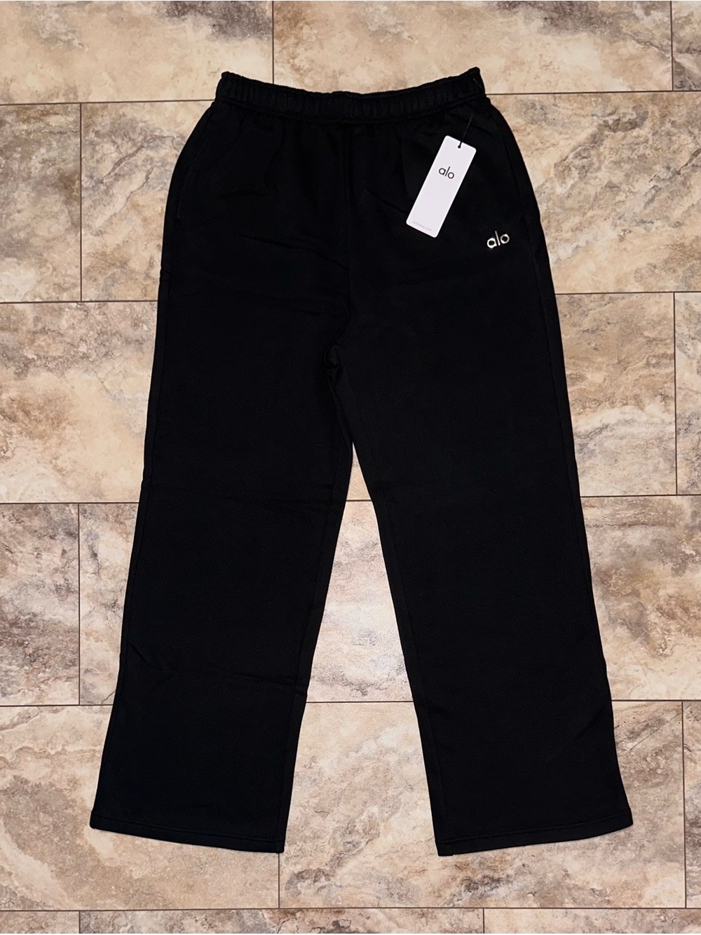 Alo Yoga Accolade Straight Leg Sweatpants Black Size XL